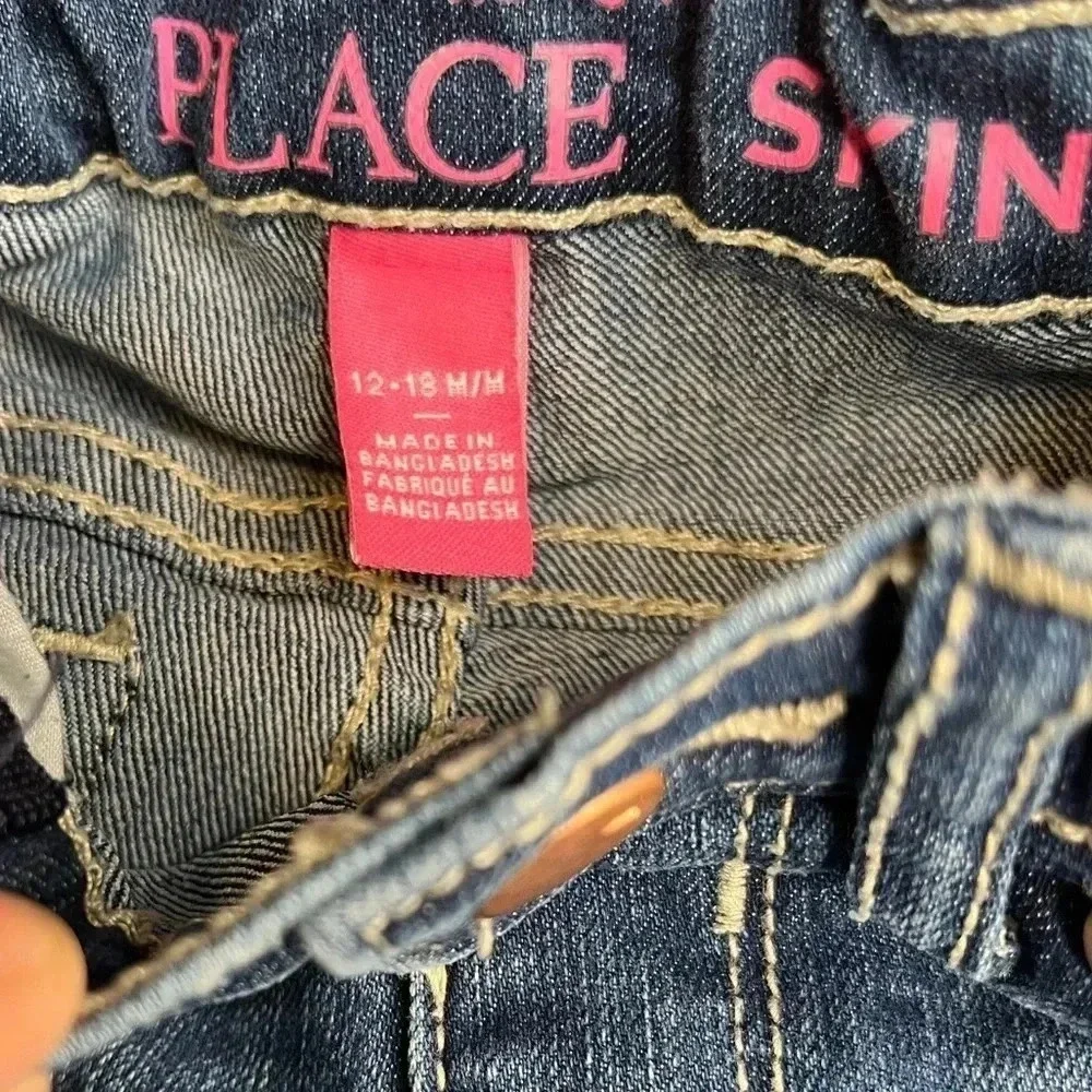 Osh kosh denim dress with apple embroidery & Children Place Jean